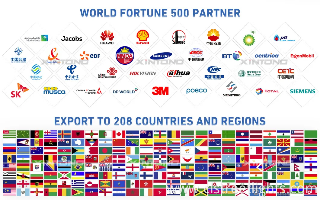 XINTONG Split Type Solar Outdoor LED Garden Street Post Lamp Pole Split-Type Street Light Pole